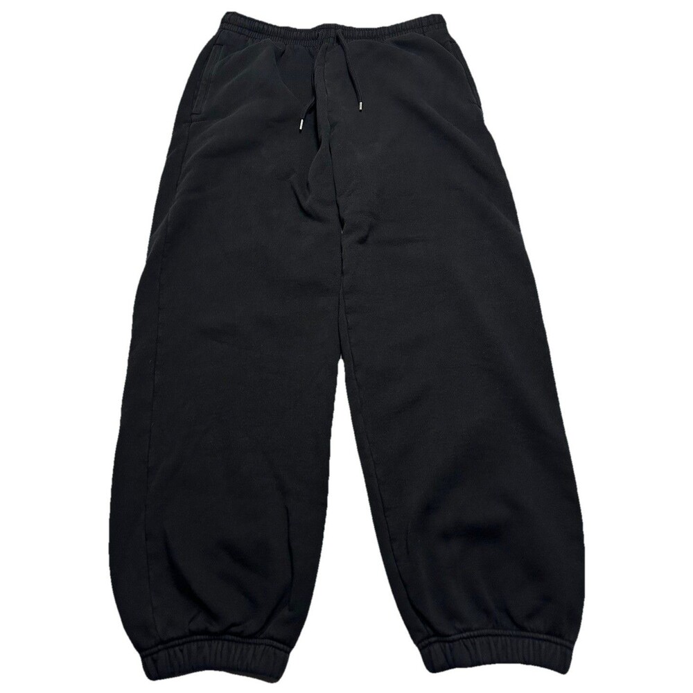 Men's Colorful Standard Classic Organic Cotton Sweatpants 28" Size Large Black